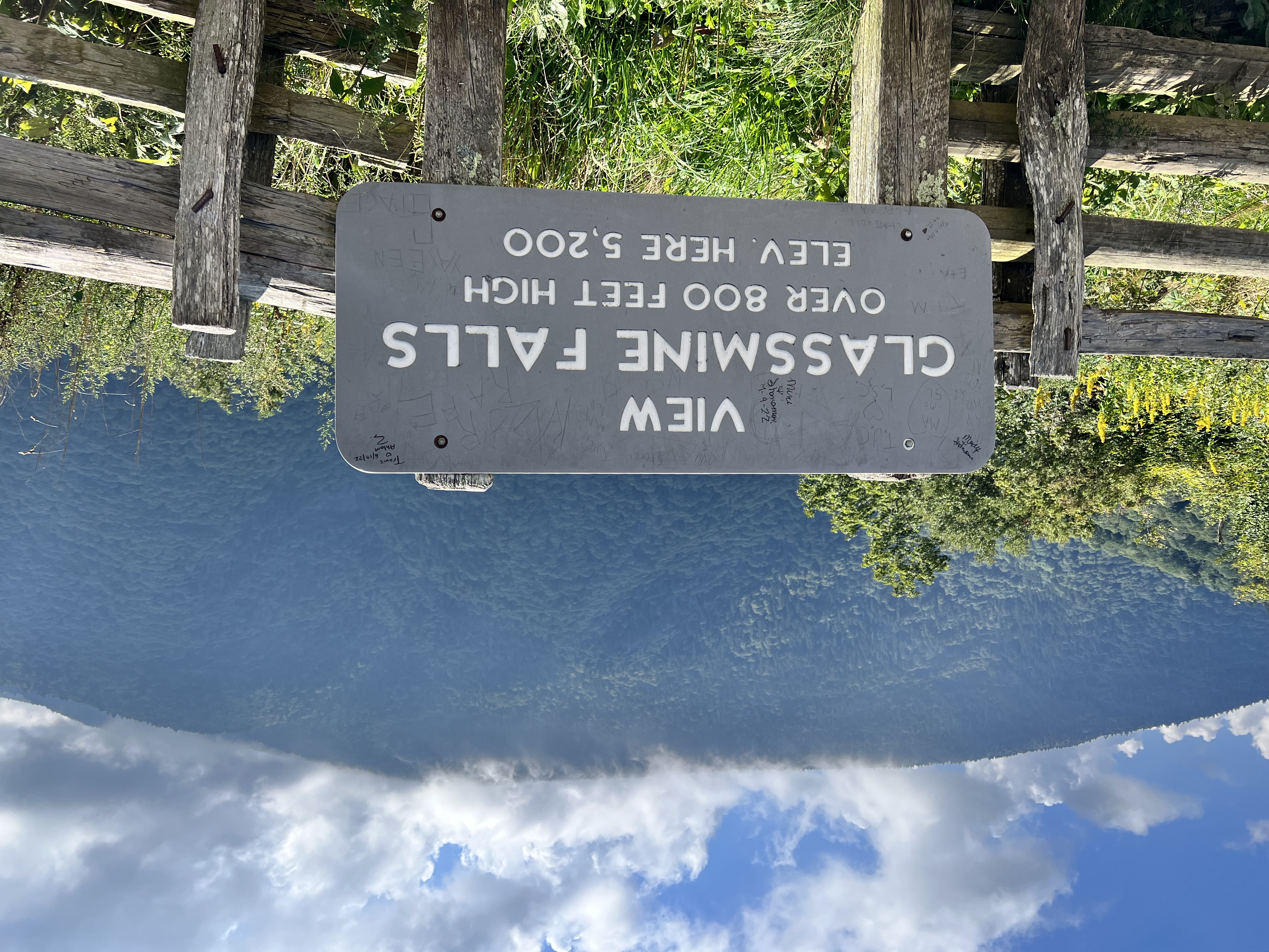 Glassmine Falls Overlook